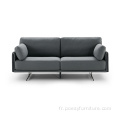 Sofa de style de bureau en cuir haut de gamme 3 places